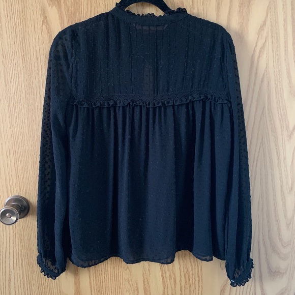 2/$40 Zara // Button Down Blouse - Picture 2 of 5